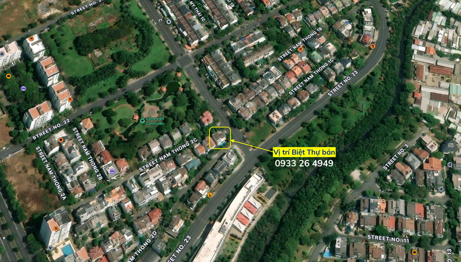 Bán Biệt Thự Nam Thông 2 Căn Góc Đường C Phú Mỹ Hưng Quận 7